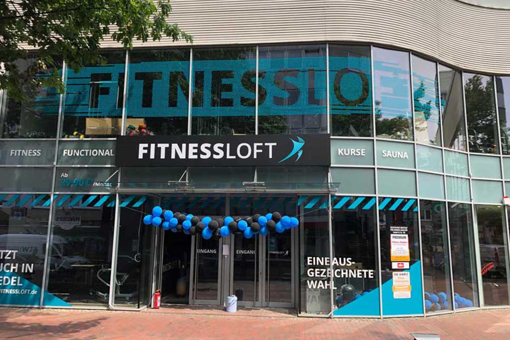 Fitnessloft Werbung Bielefeld